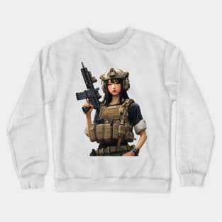 Tactical Girl Crewneck Sweatshirt